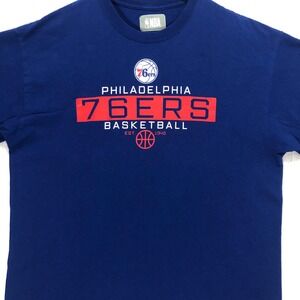 NBA Philadelphia‎ 76ers T-Shirt Basketball Graphic Tee Mens Size XL